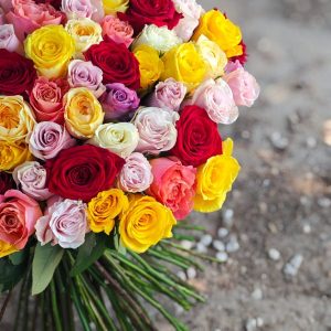 Symphony of Love - 101 Mixed Roses